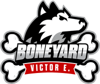 Boneyard Victor E banner logo