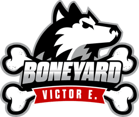 Boneyard Victor E banner logo